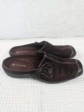 Naturalizer Natural Soul Fanner Mule | Brown Suede | Women's 8